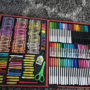 Pens and crayons